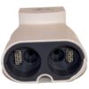 2007 Syneron Velashape Dual Connector AS62631 Adapter Splitter for 2 Handpieces