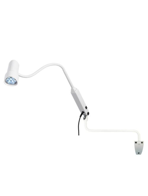 Halux LED N50-3 P SX Exam Light, Gooseneck - Wall Extension Mount