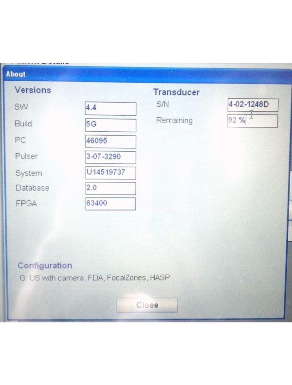 Syneron Candela UltraShape Classic Multi-Handpiece PARTS Unit Cracked