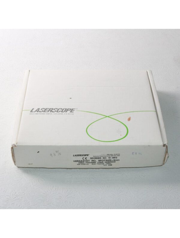 LaserScope CoolSpot Chiller Adapter Contact Cooled Window Handpiece No Versastat