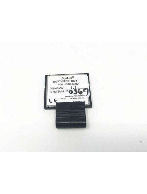 Palomar Starlux 500 Laser 1064 YAG Handpiece Software Card Version 1.1 1520-6000