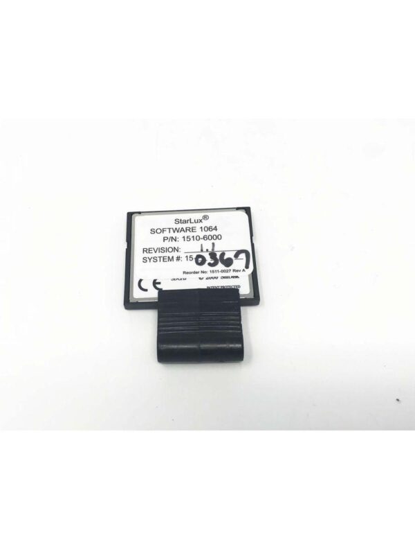 Palomar Starlux 500 Laser 1064 YAG Handpiece Software Card Version 1.1 1520-6000