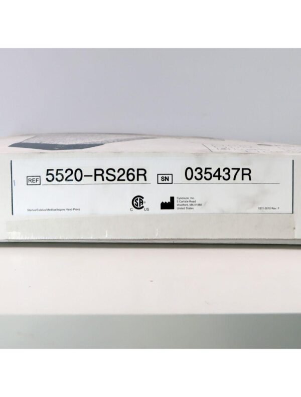 Palomar StarLux LuxRs 500 Handpiece Cynosure Factory Refurbished 035437R (0 Shots)