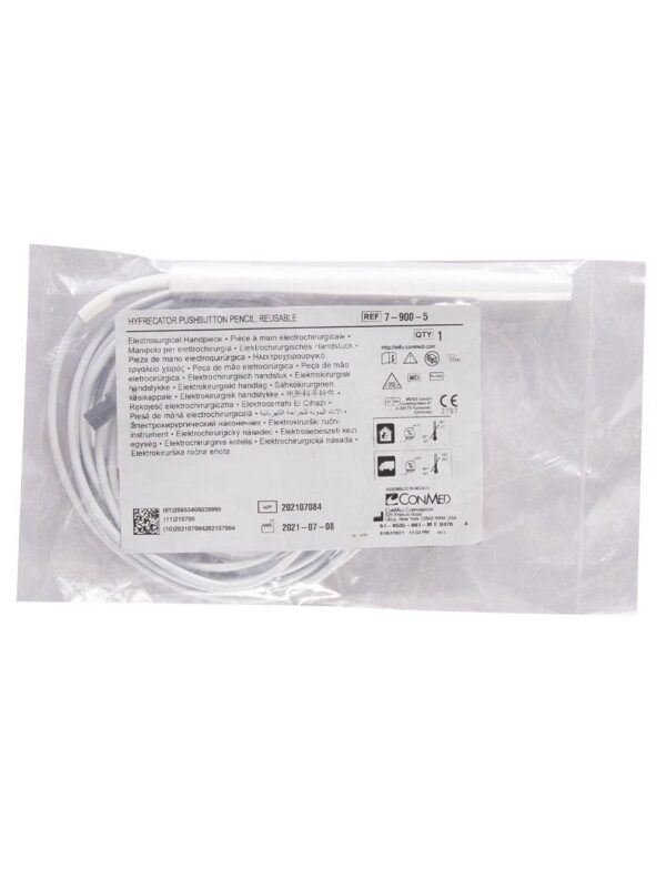 ConMed Hyfrecator 2000 Pencil Pushbutton Handpiece (Autoclavable/Reusable) 10ft - 7-900-5
