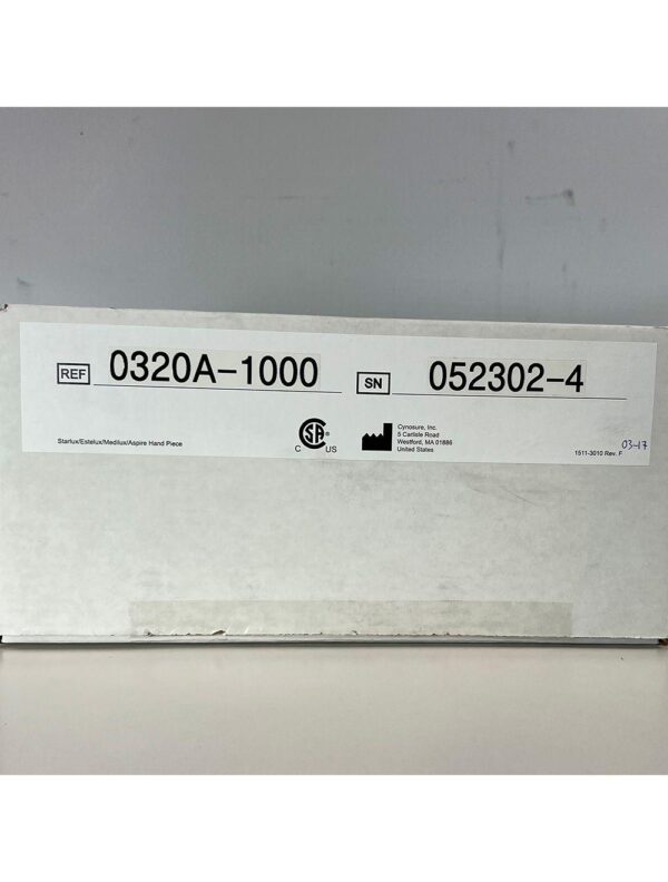 Palomar Aspire SlimLipo Diode Laser Module Cynosure Factory NEW 0320A-1000 052302-4