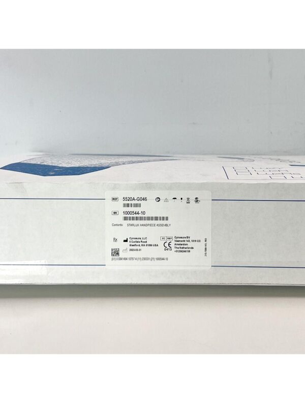 Palomar StarLux 500 MaxG Handpiece Cynosure Factory NEW 1000544-10 (0 Shots)