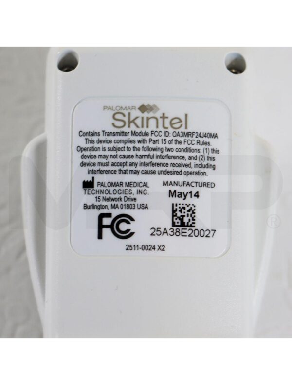 2014 Palomar ICON Vectus Skintel Melanin Density Skin Type Reader