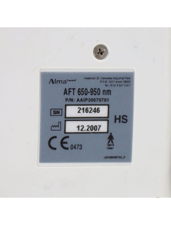 2007 Alma AFT 650-690nm Handpiece AAIP30070701