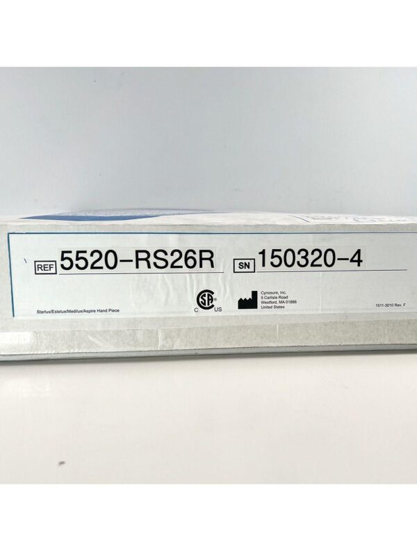 Palomar StarLux LuxRs 500 Handpiece Cynosure Factory Refurbished 150320-4 (0 Shots)