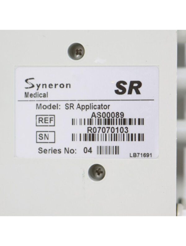 Syneron elos SR Applicator Hair Removal HR Handpiece HP AS00089