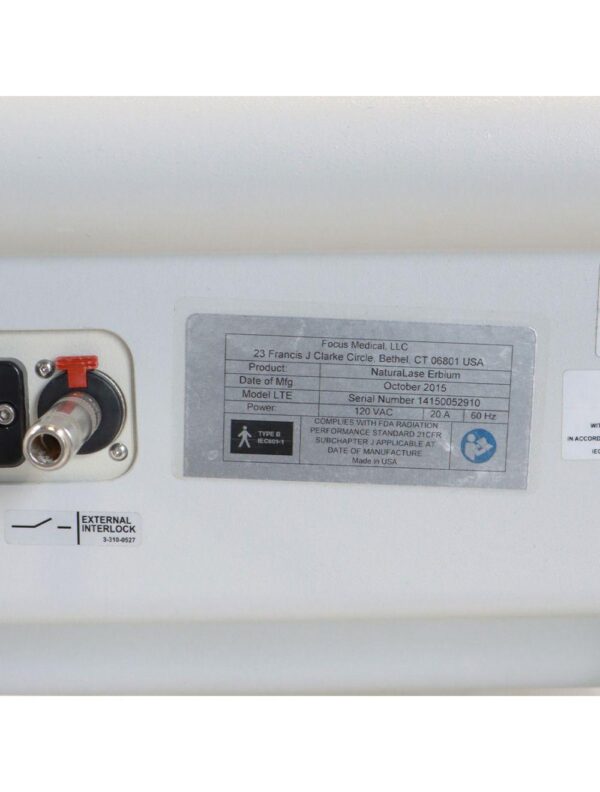 2015 Focus NaturaLaseEr Erbium 2940 Variable Laser Vaginal Rejuvenation System