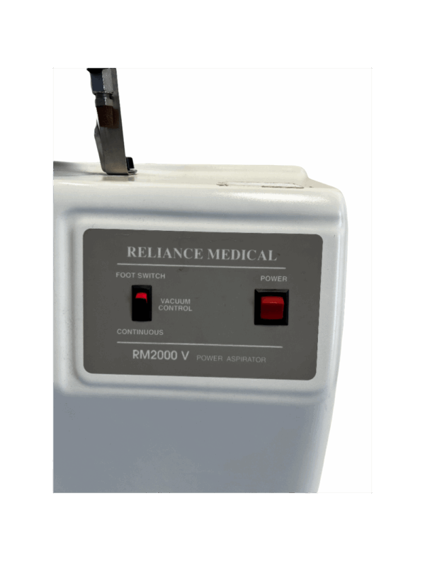 Reliance Medical RM2000V Power Medical Aspirator RM2000 V PARTS UNIT