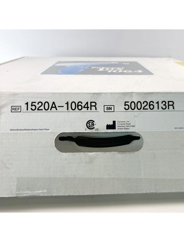 Palomar StarLux 300/500 Lux1064 Handpiece Cynosure Factory Refurbished 5002613R (0 Shots)
