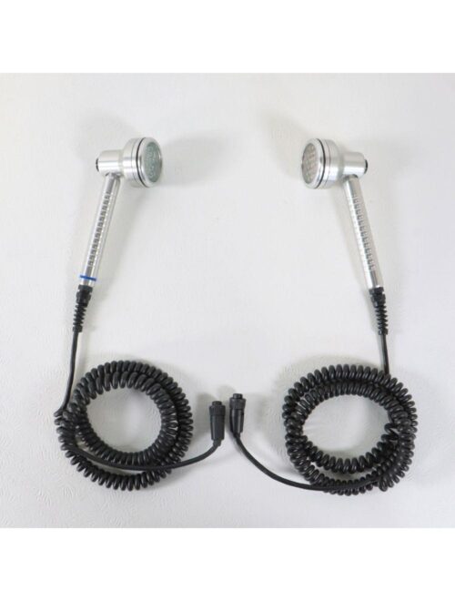 Edge Systems Hydrafacial Red Blue LED Dermanbrasion Skin Therapy Handpieces