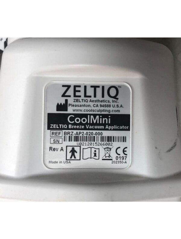 2015 Zeltiq CoolSculpting CoolMini Vacuum Applicator Handpiece BRZ-AP2-020-000