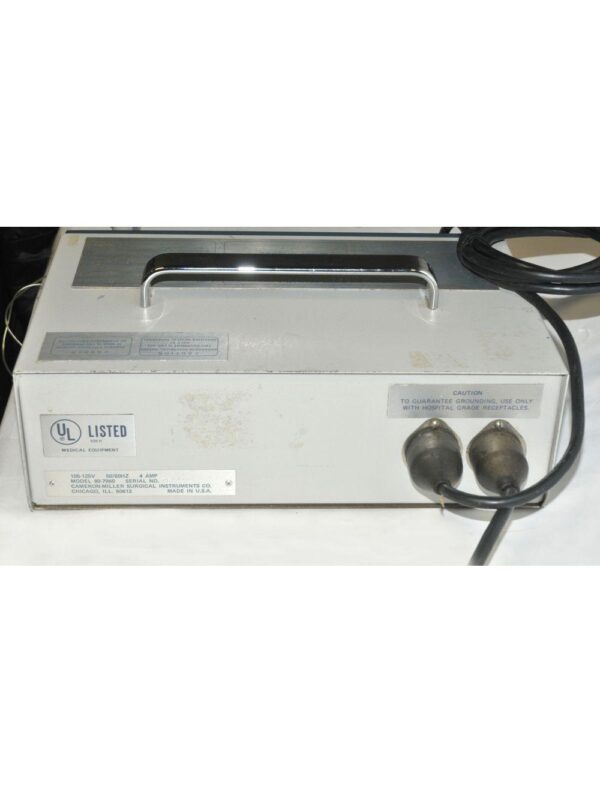 Cameron Miller Coagulator Model 80-7960 Surgical Electrosurgical Generator Parts
