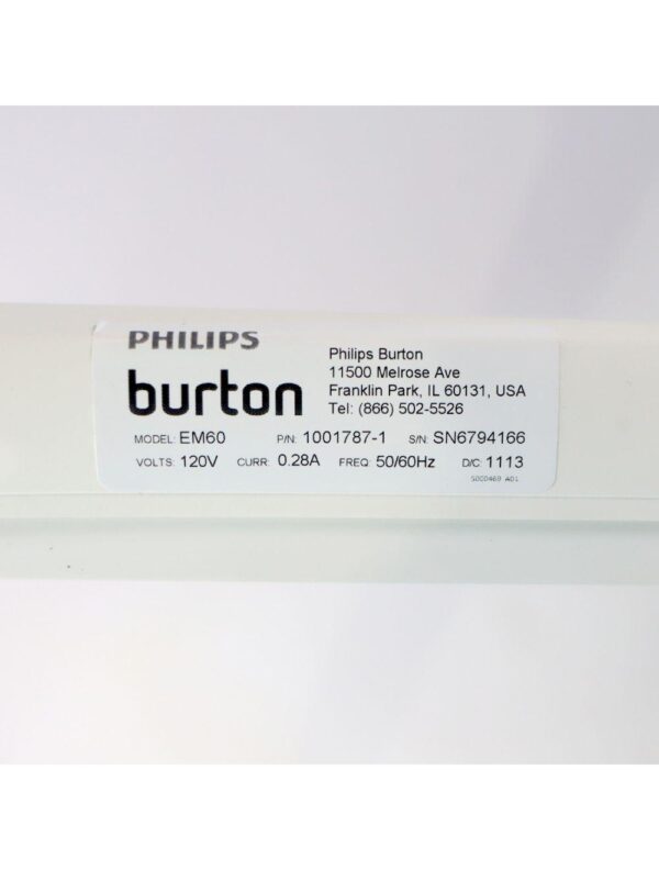 Philips Burton EM60 Portable Medical Patient Exam Light Table