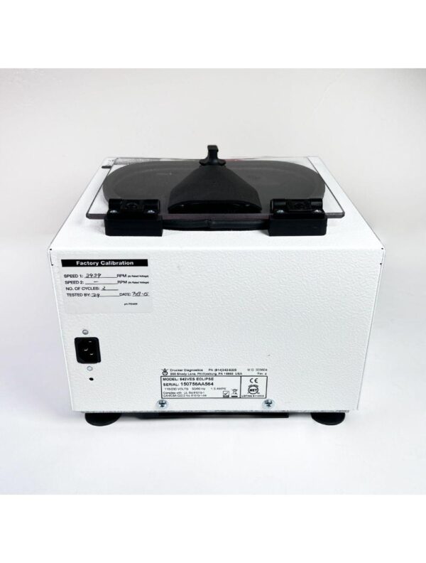 2015 Drucker Diagnostics Eclipse 642VES Centrifuge Aesthetics 3500 RPM 6x40g PRP