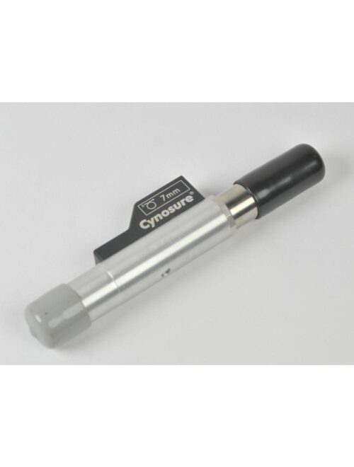 20240926020531-66f4c16b455e0.jpg Cynosure MPX Laser 7mm Handpiece Assembly Cartridge Silver 595 Pulsed Dye PARTS