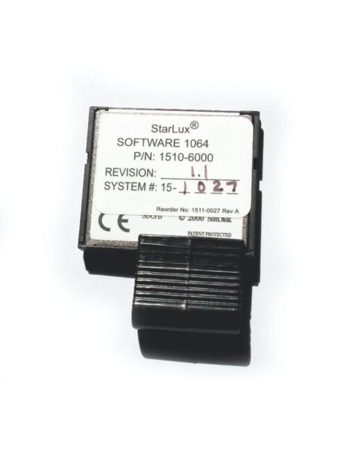 Palomar Starlux Software 1064 Handpiece Software Card Version 1.1 P/N: 1520-6000