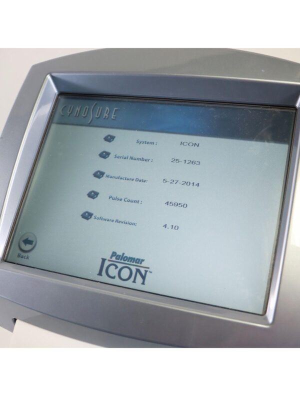 2014 Palomar Icon IPL MaxG 1540 Fractional Laser System