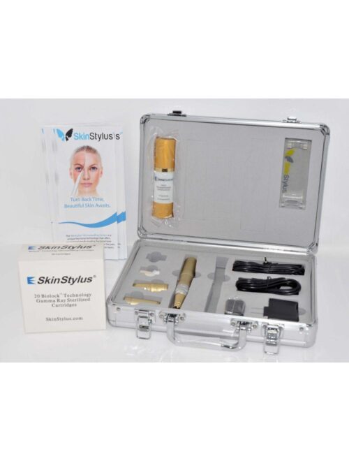 1 Pen Gold SkinStylus BioLock Microneedling Professional Kit Microneedle DEMO