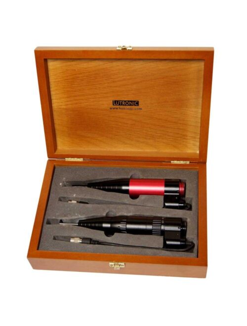 Lutronic Spectra VRM III Nd:YAG 1-7mm Black and 7mm Red Handpiece Set