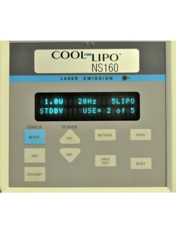 2007 New Star NS160 CoolLipo Laser Nd YAG 1320 nm Dermatology Ablation NewStar