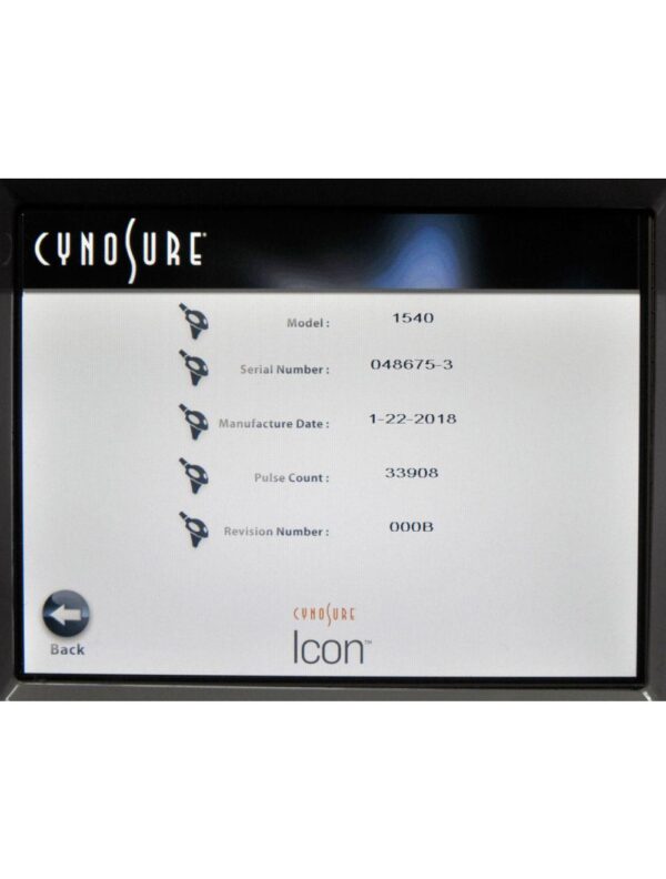 2018 Cynosure Palomar ICON 1540 Erbium Fractional Laser Handpiece 34K SHOTS
