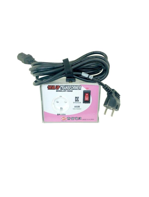 20240926034705-66f4d939c029c.jpg Hanil Tech 1KVA Up Transformer HT-1000U High Tension 110V-220V