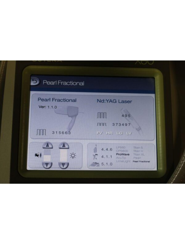 2018 Cutera Xeo NdYAG 1064 Laser ProWave Limelight Pearl Fractional ErYSGG LOW
