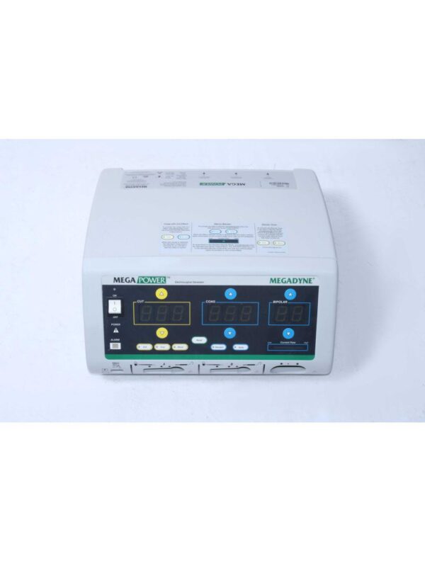 Megadyne Mega Power 1000 Electrosurgical Generator ESU Cut Coag 1 Pedal ONLY