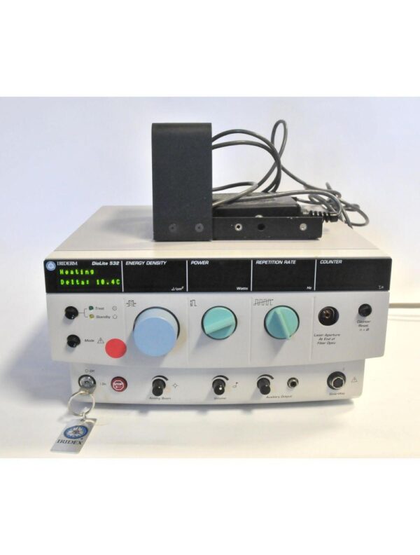 2001 Iridex DioLite 532 KTP Pigmented Vascular Lesion Laser 2 Handpiece Dio Lite