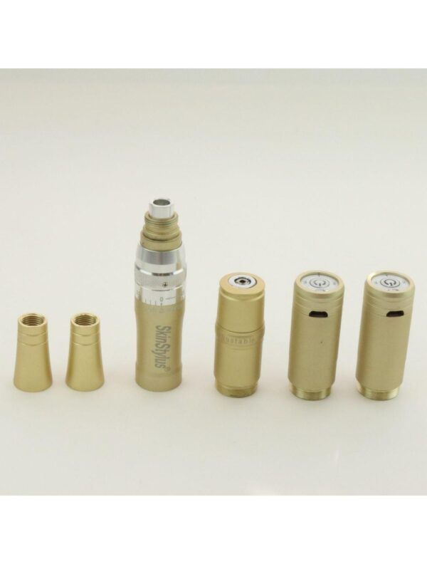 SkinStylus Gold BioLock 1 Variable Depth Microneedling Pen Set Skin Stylus