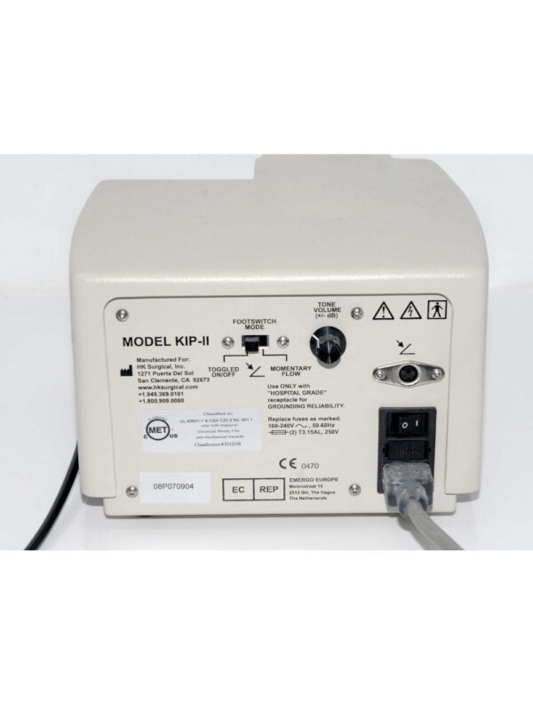20240926043642-66f4e4da434e8.jpg HK Surgical Klein Infiltration Pump II KIP-II System Tumescent Delivery