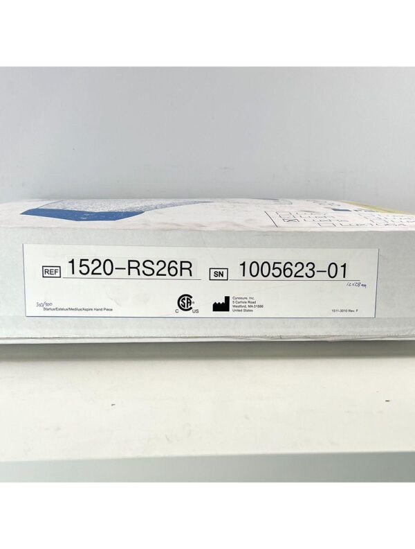 Palomar StarLux 300/500 LuxRs Handpiece Cynosure Factory Refurbished 1005623-01 (0 Shots)