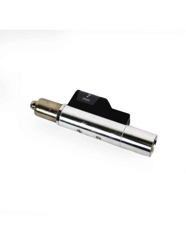 20240926050133-66f4eaad8f73d.jpg Cynosure Apogee MPX Laser 7mm Handpiece Optic Cartridge Silver Pulsed Dye PARTS