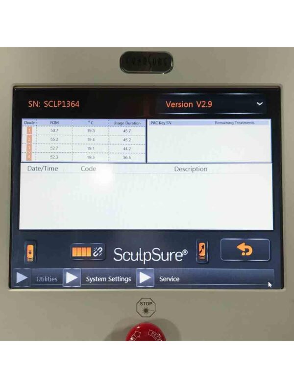 2016 Cynosure SculpSure Non-invasive Diode Laser Lipolysis - 100-7026-010