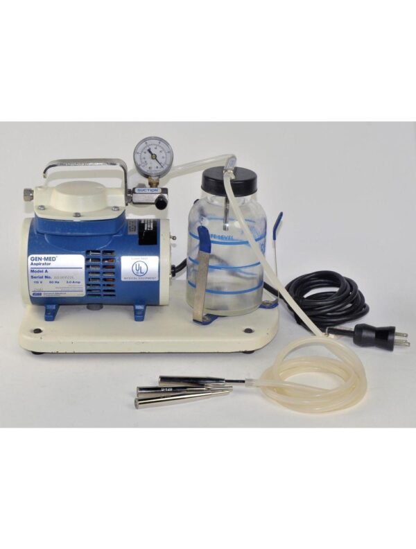 20240926054003-66f4f3b3f1306.jpg Gen-Med Aspirator Model A Portable Vacuum Suction Pump Collection w/3 Handpieces