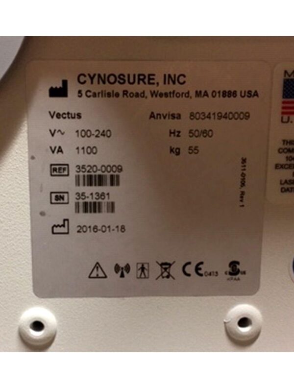 2016 VECTUS Cynosure 810 Diode Laser Hair Removal w Skintel FACTORY CERTIFIED!!