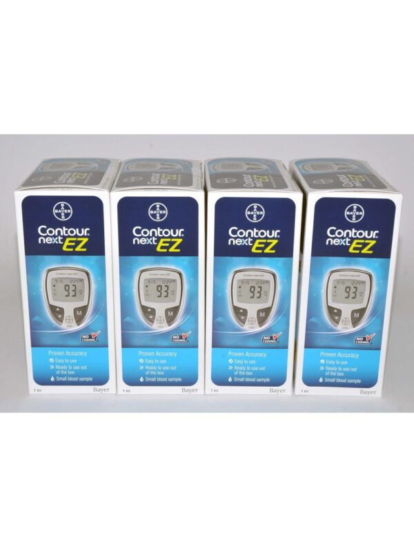 Bayer Contour Next 9628 EZ Blood Glucose Monitoring System (EXP 04/17) Qty: 4