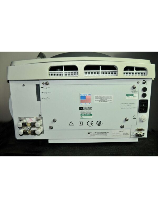 2007 Palomar Starlux 300 IPL Laser w/1540 LuxG LuxR Handpieces Lux G R