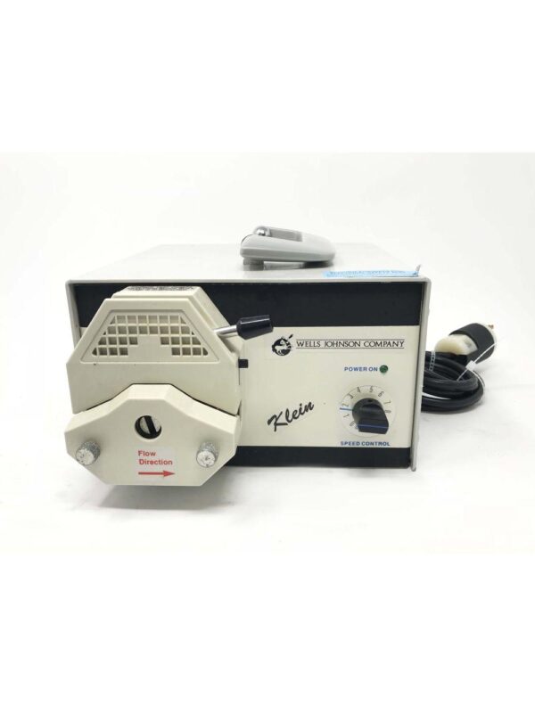 Wells Johnson Klein Peristaltic Infiltration Anesthesia Tumescent Pump Single