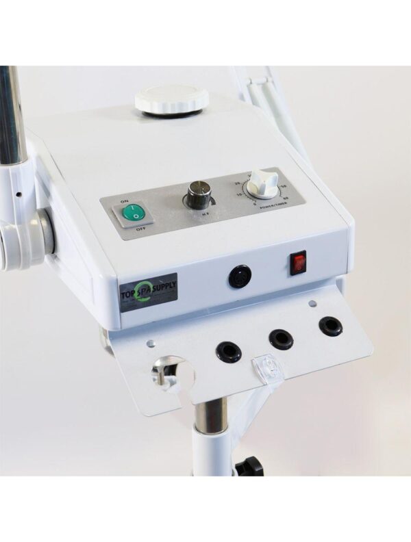 20240926061918-66f4fce68dba6.jpg Facial Steamer Mobile 3 in 1 Beauty Instrument Rolling M-2005D Salon Spa 5x Lens