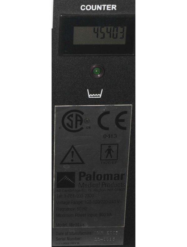 2007 Palomar Medilux IPL Laser Intense Pulsed Light Medelux Medi Meda Lux System