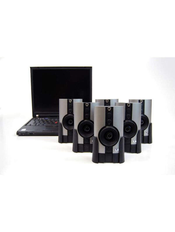 Logitech WiLife Indoor Adjustable Security 6 Camera System 110i & Laptop