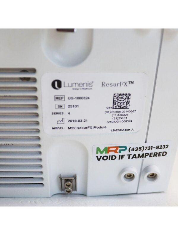 2018 Lumenis M22 ResurFX Module 1565nm Laser System
