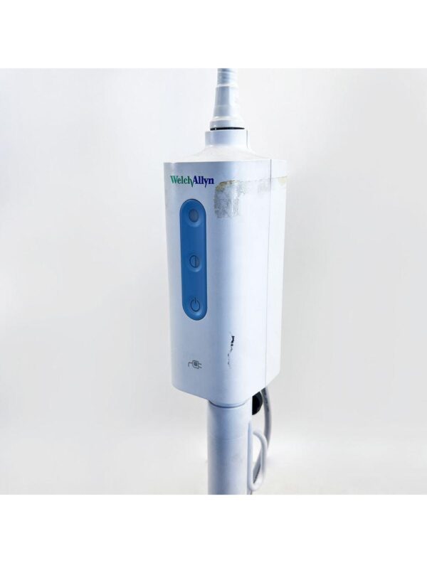 Welch Allyn GS600 Minor Procedure 3 LED Lights Green Series White Mobile Stand