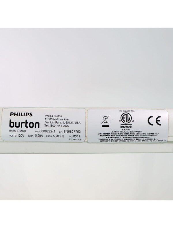 Philips Burton EM60 Portable Medical Patient Exam Light EM60