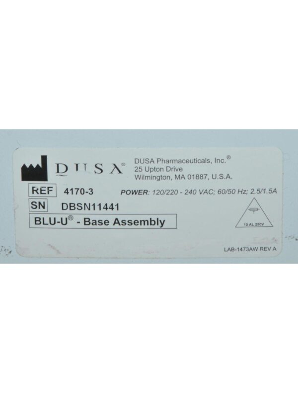 20240926065416-66f50518f2181.jpg DUSA Pharmaceuticals Blue Light BLU-U Photodynamic Light Therapy Acne 4170